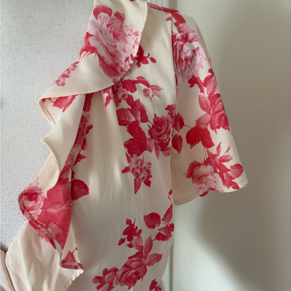 Torrid Floral Ruffle Blouse - Picture 4 of 6